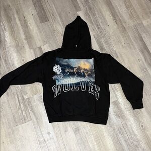 Darc Sport Black Wolves Hoodie with Graphic
